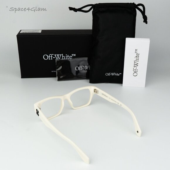 Off-White Men Eyeglasses White Square OERJ07E STYLE 7E 0100 NEW AUTHENTIC - Picture 8 of 8